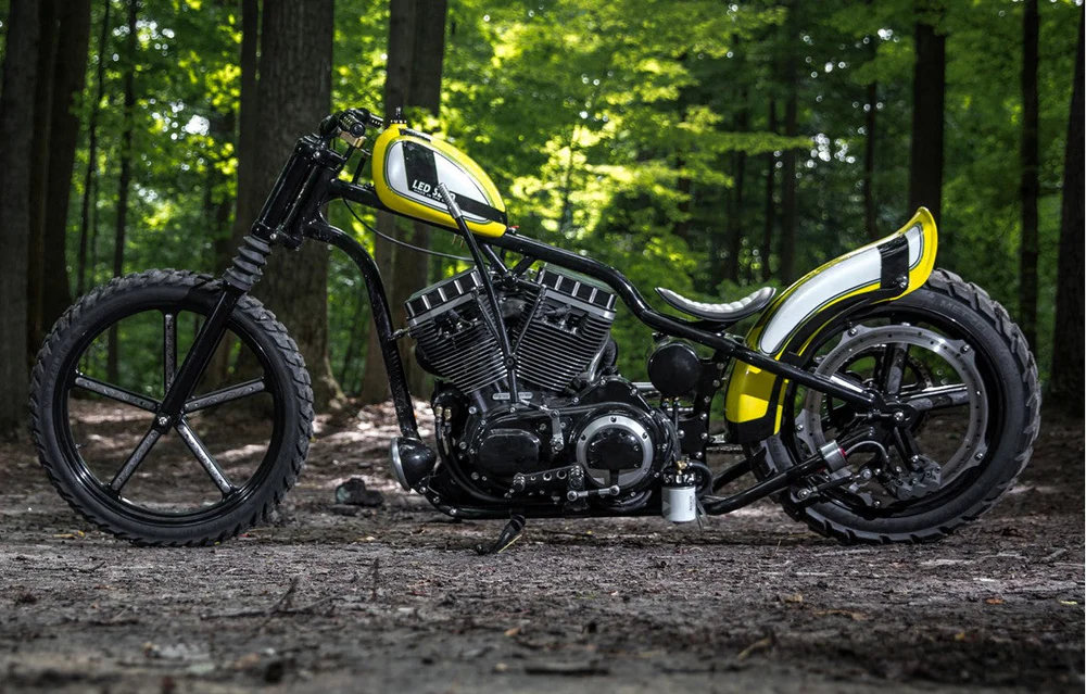 Jantes Invaders Led Sled pour Harley‑Davidson – Style radical, fabrication premium, look 100 % custom